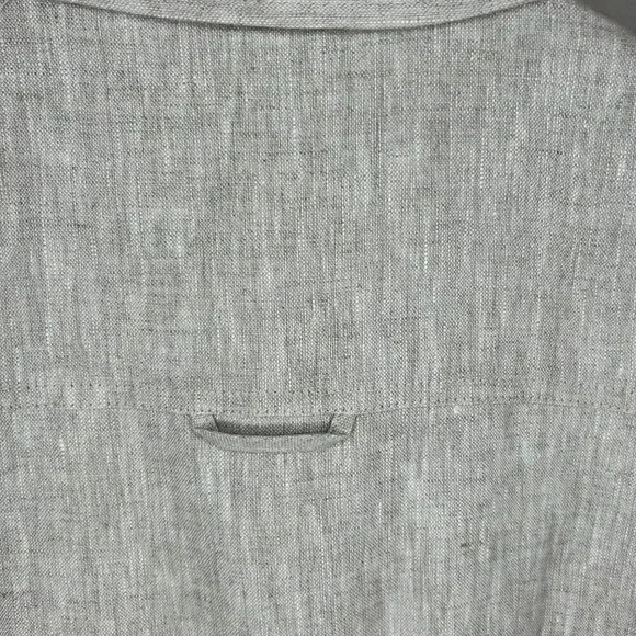 Anthropologie SAGE The Label Size Medium Romper Shorts Beige Linen - Picture 5 of 7